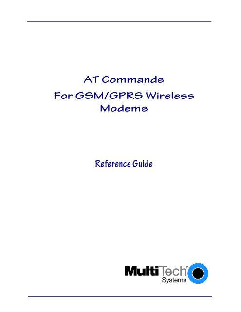 Commands For GSM/GPRS Wireless Modems ...