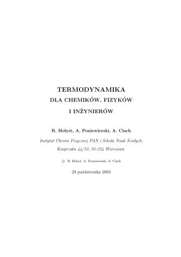 wersja beta pdf - Instytut Chemii Fizycznej PAN