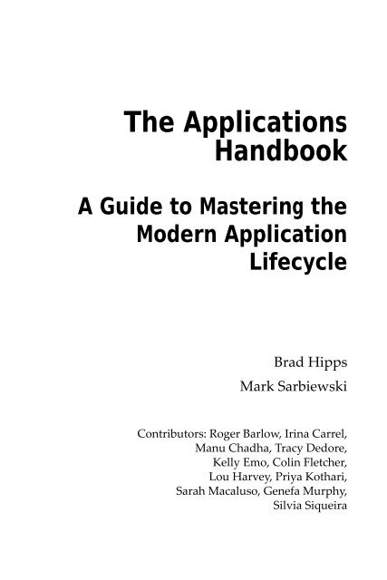 The Applications Handbook.pdf - Nexus Technologies Inc.