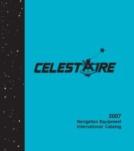 Navigation Equipment International Catalog - Celestaire