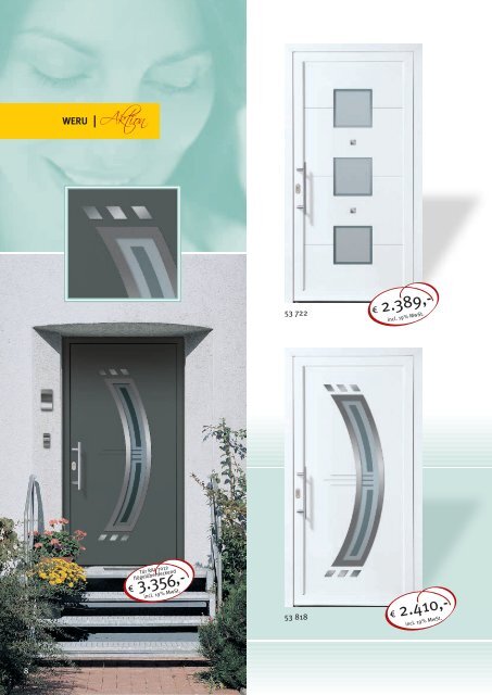 HaustÃ¼ren WERU-ALUMINIUM-HAUSTÃREN MARKENQUALITÃT ...