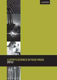 Science of Risk booklet - Lloyd's