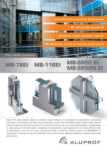 MB-78EI MB-118EI MB-SR50N EI MB-SR50 EI - Aluprof