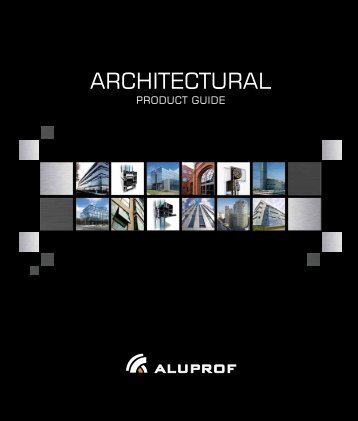 Architectural product guide - Aluprof