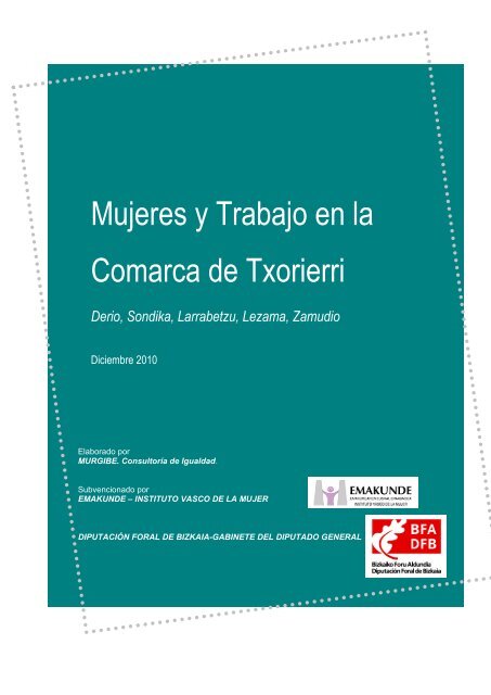 Mujeres y Trabajo en la Comarca de Txorierri - Zamudioko Udala