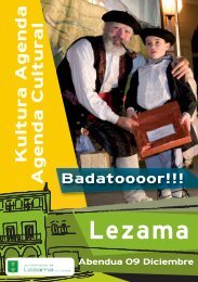 Lezama Agenda Diciembre - Lezamako Udala