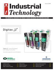 IT Jan 2008 - Industrial Technology Magazine