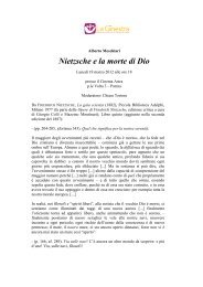 Alberto Meschiari, Nietzsche e la morte di Dio