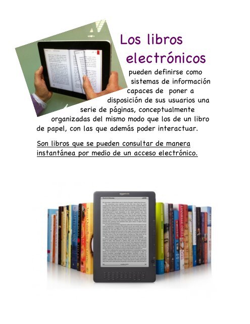 Los libros electrónicos