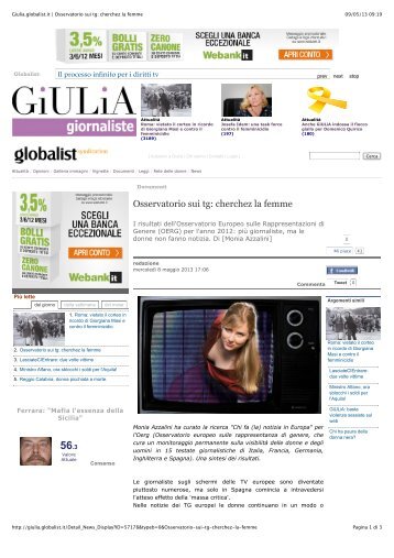 Giulia.globalist.it - Osservatorio di Pavia