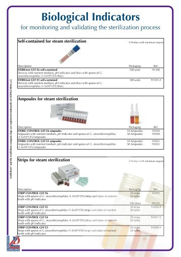 Biological Indicators - Liofilchem