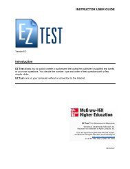 EZ Test User Guide - McGraw Hill Education Customer Experience ...