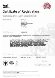 View our BS OHSAS 18001:2007 certificate