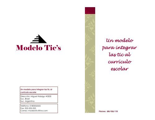 Modelo Tic’s