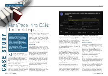 MetaTrader 4 to ECN - MB Trading