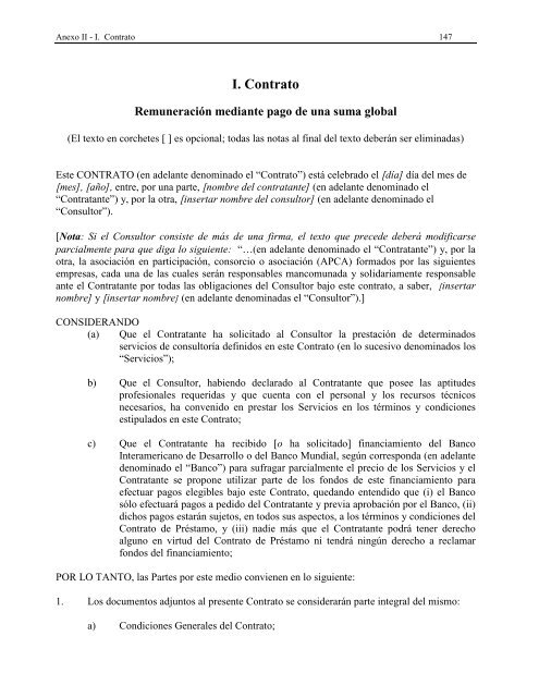 Solicitud EstÃ¡ndar de Propuestas para SelecciÃ³n de Consultores ...