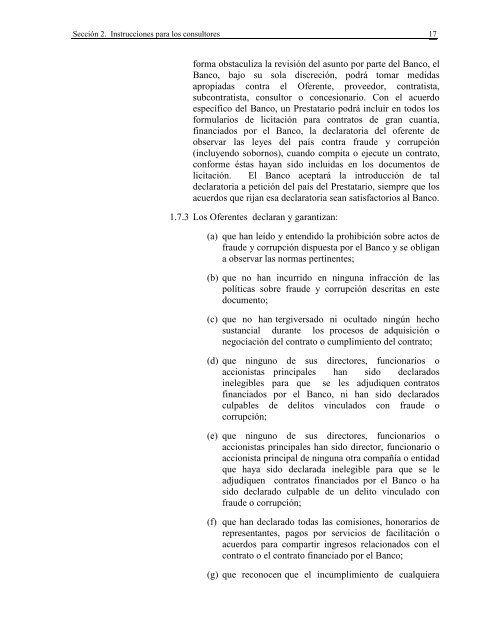 Solicitud EstÃ¡ndar de Propuestas para SelecciÃ³n de Consultores ...