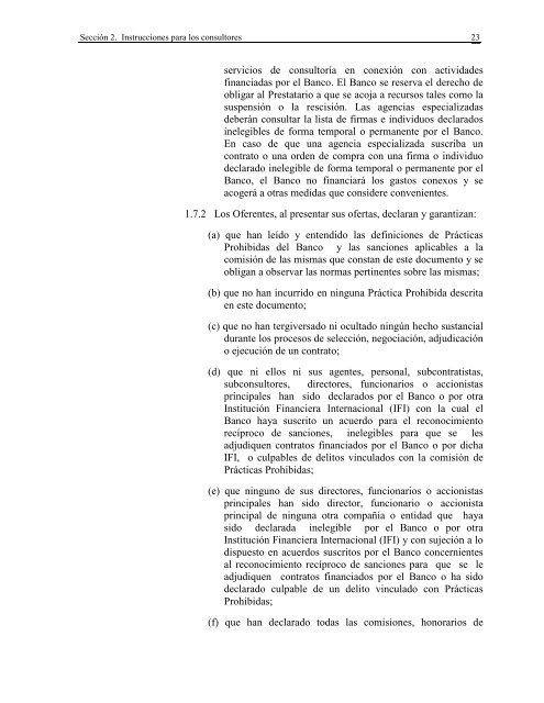 Solicitud EstÃ¡ndar de Propuestas para SelecciÃ³n de Consultores ...