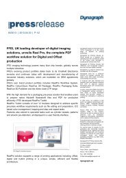 FFEI, UK leading developer of digital imaging solutions ... - Dynagraph