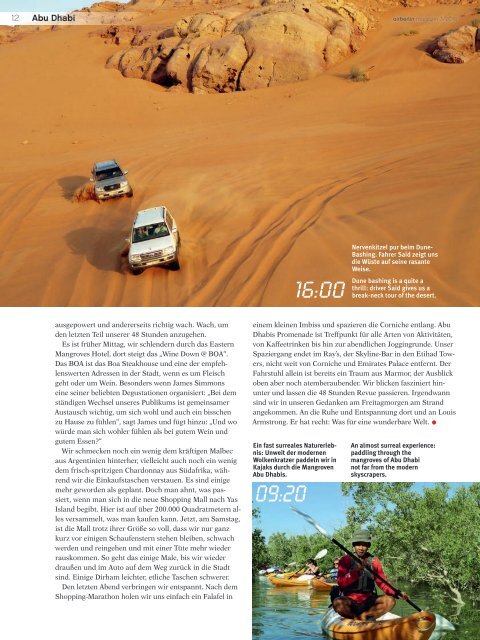 März 2015 - airberlin magazin - Abu Dhabi entdecken