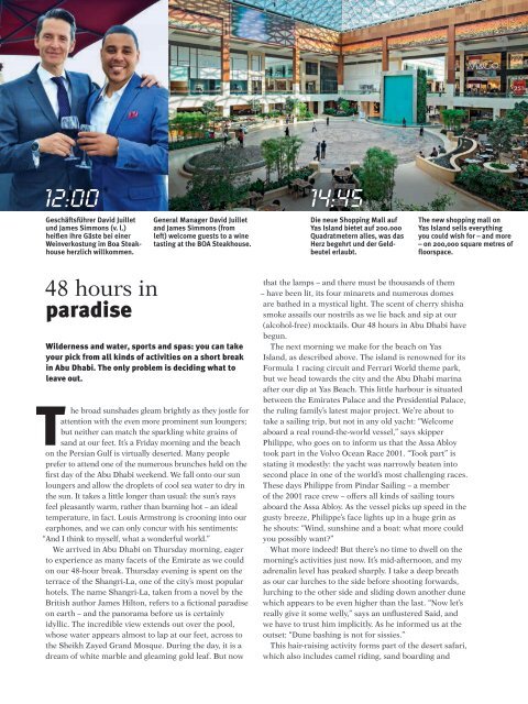 März 2015 - airberlin magazin - Abu Dhabi entdecken