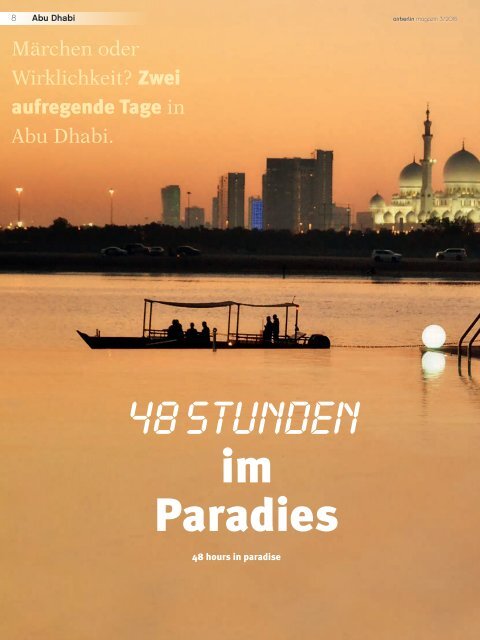 März 2015 - airberlin magazin - Abu Dhabi entdecken