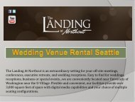 Wedding Venue Rental Seattle