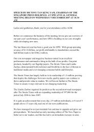 Annual Report 2012 - Singapore Press Holdings