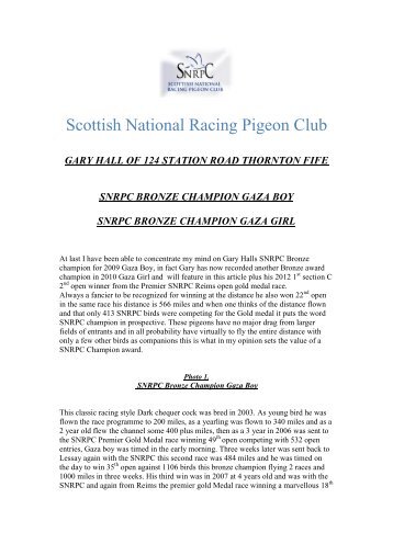 Scottish National Racing Pigeon Club