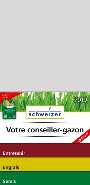 Votre conseiller-gazon 2019