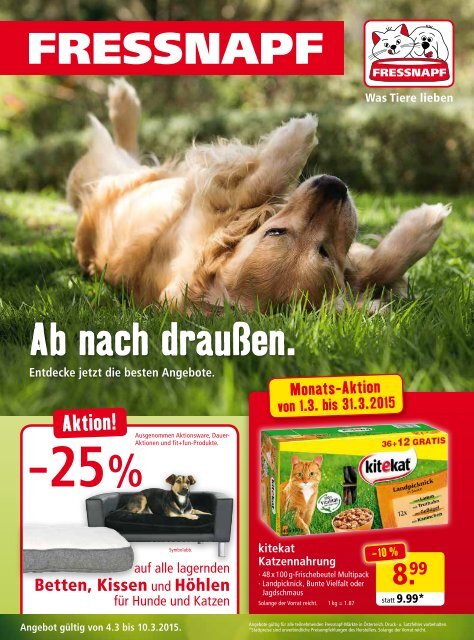 Fressnapf Österreich Flugblatt März 2015