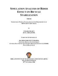 simulation analysis of rider effect on bicycle stabilization