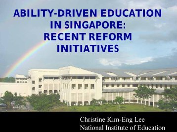 Ability-Driven Education in Singapore