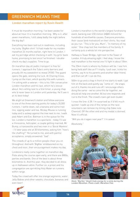 May 2011 Newsletter - West Australian Marathon Club