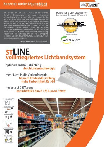 LED Lichtband vollintegriert | ST.LINE Serie
