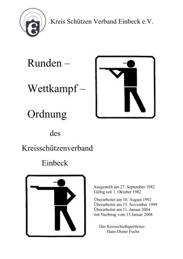 Rundenwettkampfordnung - KreisschÃ¼tzenverband Einbeck e.V.