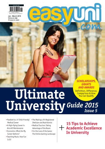 easyuni Ultimate University Guide 2015 Issue 5