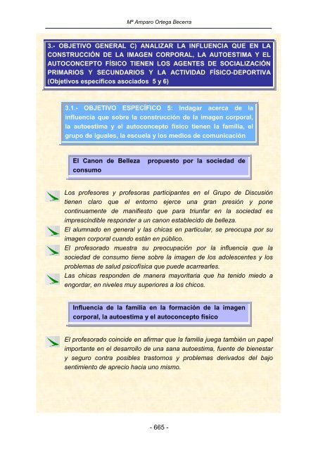 TOMO V FORMACIÓN DEL PROFESORADO IMAGEN CORPORAL, AUTOESTIMA Y AUTOCONCEPTO