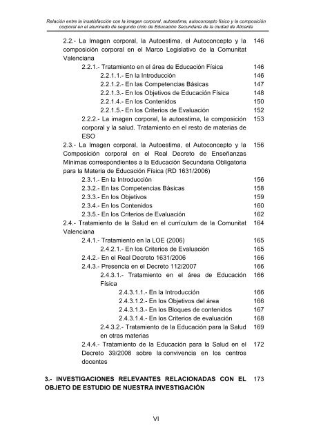 TOMO V FORMACIÓN DEL PROFESORADO IMAGEN CORPORAL, AUTOESTIMA Y AUTOCONCEPTO