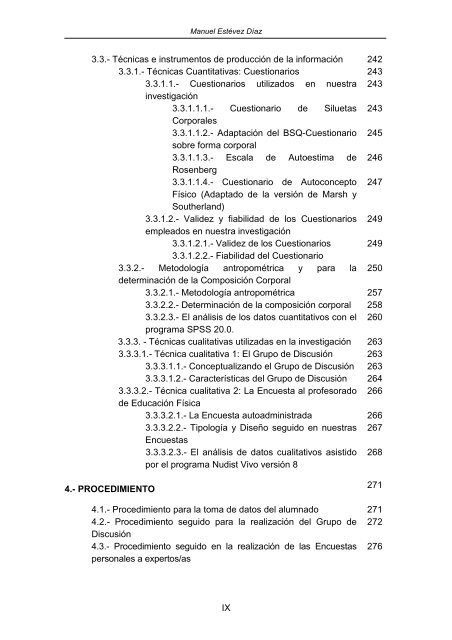 TOMO V FORMACIÓN DEL PROFESORADO IMAGEN CORPORAL, AUTOESTIMA Y AUTOCONCEPTO