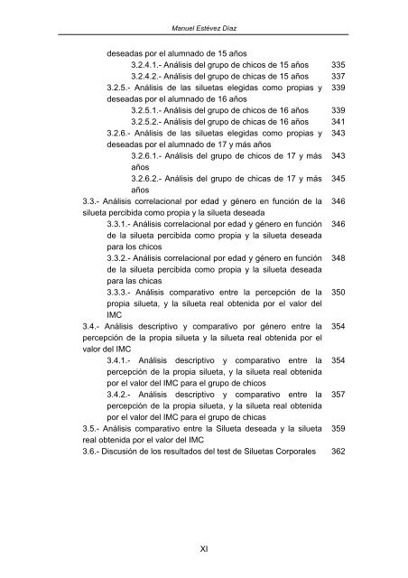 TOMO V FORMACIÓN DEL PROFESORADO IMAGEN CORPORAL, AUTOESTIMA Y AUTOCONCEPTO