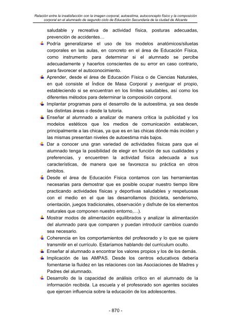 TOMO V FORMACIÓN DEL PROFESORADO IMAGEN CORPORAL, AUTOESTIMA Y AUTOCONCEPTO