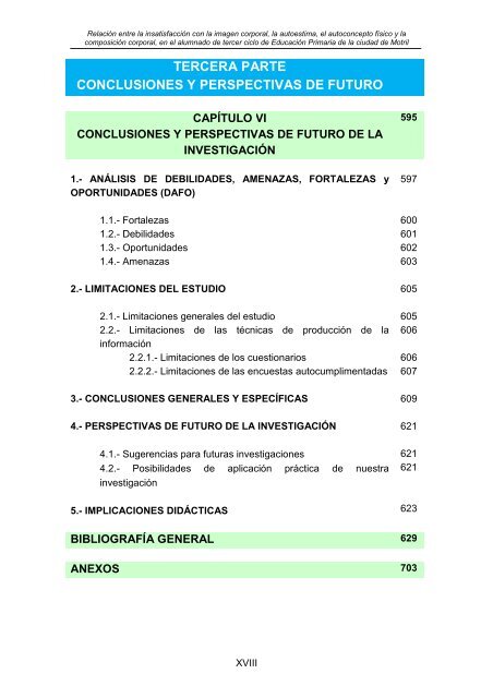 TOMO V FORMACIÓN DEL PROFESORADO IMAGEN CORPORAL, AUTOESTIMA Y AUTOCONCEPTO