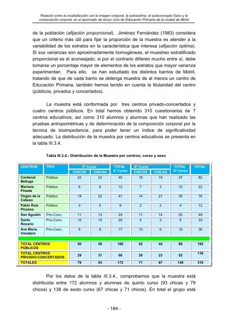 TOMO V FORMACIÓN DEL PROFESORADO IMAGEN CORPORAL, AUTOESTIMA Y AUTOCONCEPTO