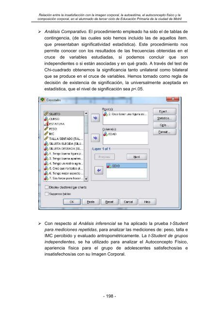 TOMO V FORMACIÓN DEL PROFESORADO IMAGEN CORPORAL, AUTOESTIMA Y AUTOCONCEPTO