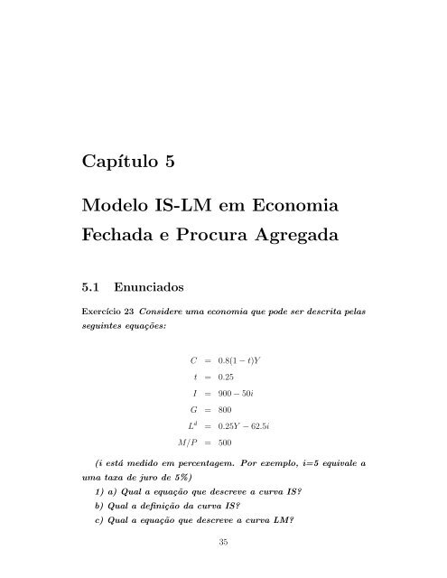 Sebenta de Exercícios Resolvidos - O DGE - UBI