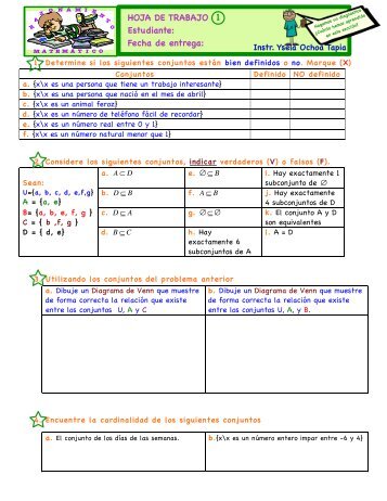 Hoja de Trabajo pag 25-27