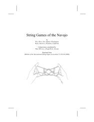 String Games of the Navajo