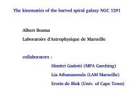 The kinematics of the barred spiral galaxy NGC 1291 Albert Bosma ...