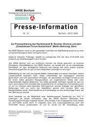 Presse-Information - Jobcenter Bochum